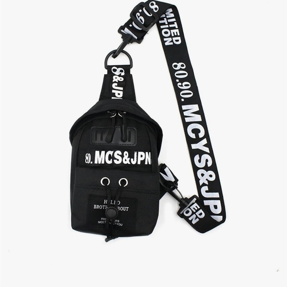 Mossty Handbags - Mossty Street Black Crossbody Sling Bag